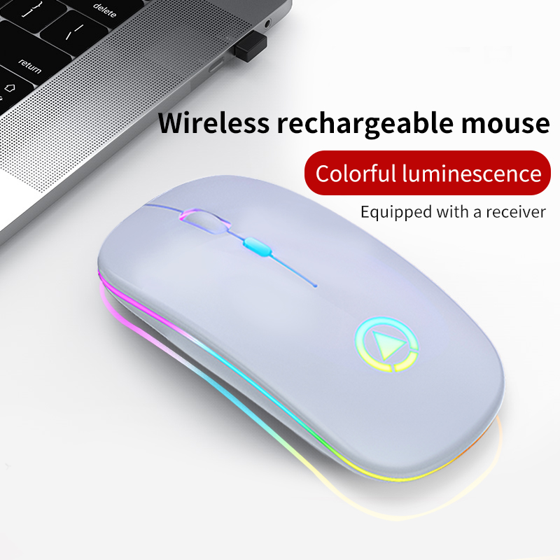 Laptop Mouse - Rechargeable Wireless Mouse 2.4GHz Computer Mice