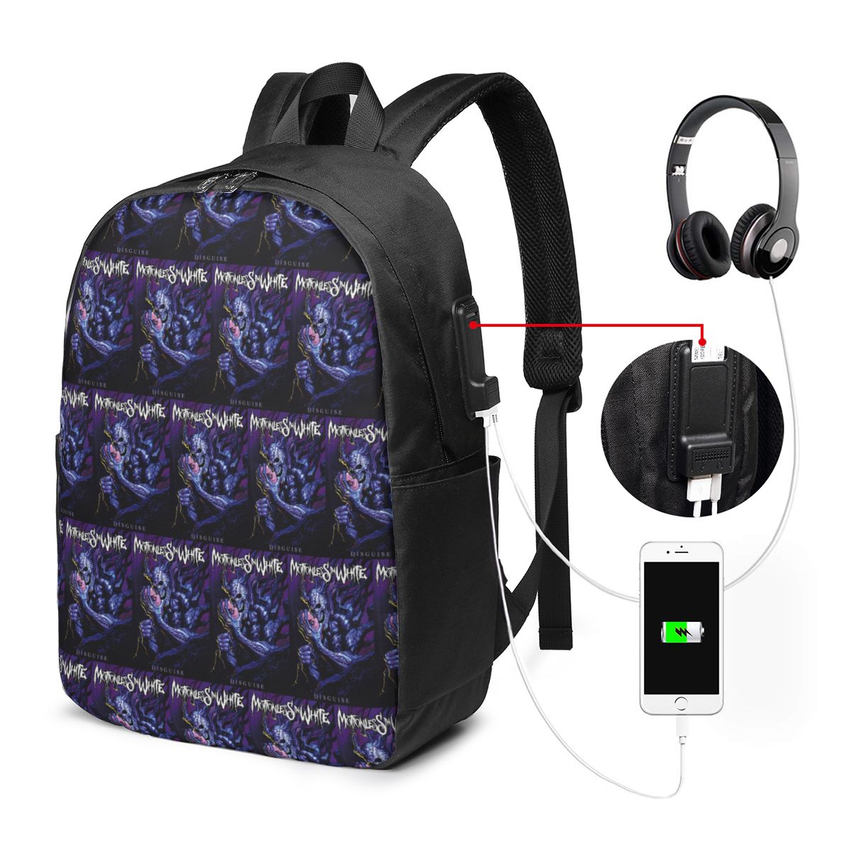 Motionless In White Backpack T - Laptop Bag recension och pris