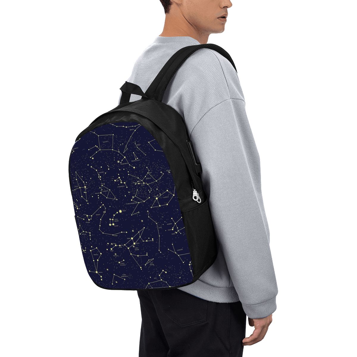 Night Sky Golden Celestial Sta - Laptop Bag recension och pris