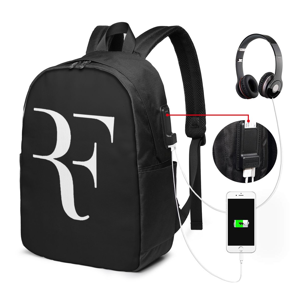 Roger Federer Backpack Travel  - Laptop Original Accessories recension och pris